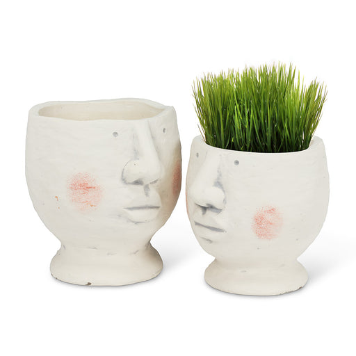 Rosy Cheek Head Planter 5.5'' H [PREORDER] - Cactus en ligne