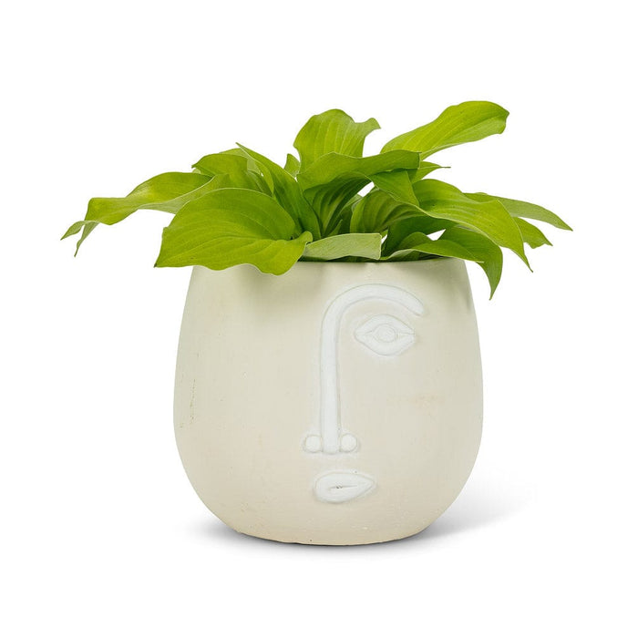 half face plant pot Half Face Planter