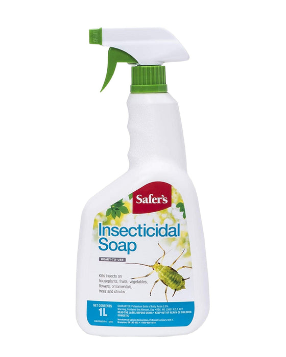 Safer's Insecticidal soap - ready to use 1L — Cactus en Ligne