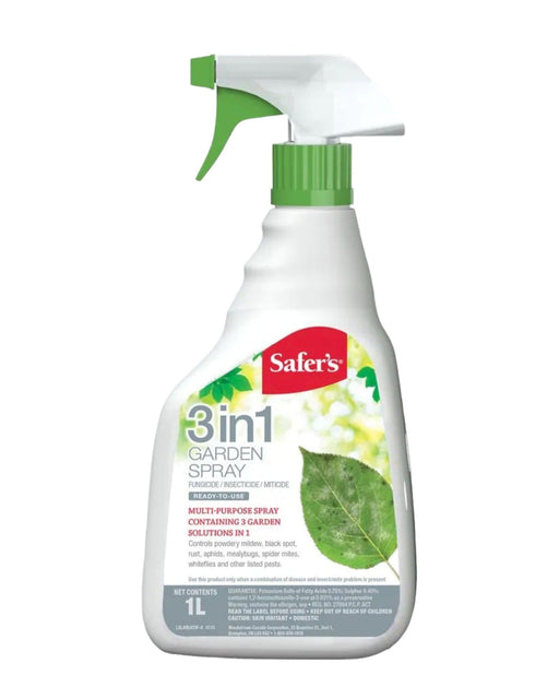 Safer's 3 in 1 Garden Spray 1L Ready-to-Use